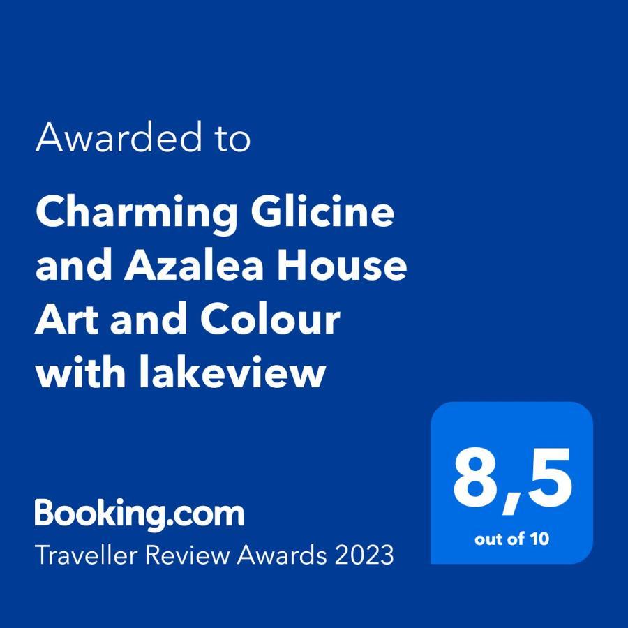 Charming Glicine And Azalea House Art And Colour With Lakeview Cadenabbia Esterno foto